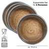 Moritz & Moritz SOLID 4x Suppenteller Steinzeug 19cm – Bowl Produktbild-Vorschau 7