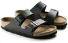 Birkenstock Arizona Herren-Pantoletten in Schwarz – schmale Produktbild-Vorschau 2