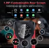 A close-up marketing image of a rugged smartphone, showcasing its customizable rear screen with various app icons and clock faces. Anteprima dell’immagine prodotto