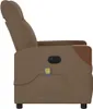 Massagesessel Elektrisch Braun Stoff, Klassische Sessel Produktbild-Vorschau 6