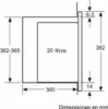 Bosch Einbau-Mikrowelle 800W 20L BFL524MW0 Weiß Produktbild-Vorschau 16