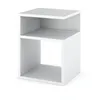 STIV Möbel | Table de chevet 30x32x41 cm Blanc Mat | Table Voir les images du produit 2