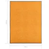 "im Angebot" Fußmatte Waschbar Orange 90x120 cm  - Produktbild-Vorschau 6