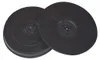 Two black circular charcoal filters are shown against a white background. Produktbild-Vorschau