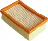2x Flachfaltenfilter/Lamellenfilter/HEPA-Filter ersetzt Produktbild-Vorschau 2