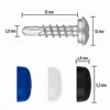 Kennzeichen Schrauben Kappen 4er Set Bohrspitze 5x19mm Produktbild-Vorschau 5