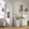 HOMCOM Badmöbel Set 5-tlg. mit Soft-Close Türen und Produktbild-Vorschau 2