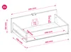 Mobile TV, cachemire, 138, 2 x 40 x 52, 6 cm Anteprima dell’immagine prodotto 6