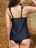 ASKSA Damen Tankini Ruffle Bademode Zweiteiler Sets High Produktbild-Vorschau 3