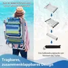 COSTWAY Set da 2 sedie da spiaggia con tavolino, sedie da Anteprima dell’immagine prodotto 9