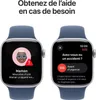 Apple Watch Series 10 GPS 42mm Argento Smartwatch Denim M/L Anteprima dell’immagine prodotto 7
