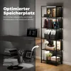 HOMCOM Bücherregal mit 5 Ebenen Standregal mit Produktbild-Vorschau 5