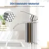 Wasserfall Waschtischarmatur, 304 Edelstahl Gebürstet, Produktbild-Vorschau 7