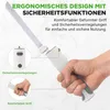 Nutrichef Elektrisches Messer kabellos mit USB-C-Akku, Weiß Produktbild-Vorschau 4