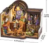 Rolife Puzzle in legno 3D Casa in miniatura fai da te 'Lo Anteprima dell’immagine prodotto 8