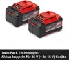 Akumulator Einhell 2x 18V 5,2Ah PXC-Twinpack, 4511526 Podgląd zdjęcia produktu 22