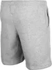 A close-up, side view of gray sweat shorts. Produktbild-Vorschau