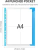 Dokumententasche A4, 12 Stück Transparent Dokumentenmappe Produktbild-Vorschau 2