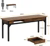 Tribesigns Schreibtisch Computertisch 200 x 60 x 82 cm, Produktbild-Vorschau 7