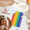 MeinBaby123® 10 Einladungen zum Selberbasteln | Regenbogen Produktbild-Vorschau 2