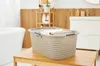 Rotho 2er-Set Wäschekorb 40L Country - Wäschesammler groß - Produktbild-Vorschau 2