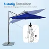 Ampelschirm 300cm Alu Sonnenschirm, 360° drehbar und Produktbild-Vorschau 5