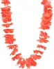 Hawaii Blumenkette Kostüm-Accessoire rot - Einheitsgröße Produktbild-Vorschau 1