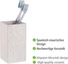 Zahnputzbecher Cordoba Weiß Keramik Produktbild-Vorschau 2