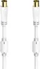 Hama Antennen-Kabel Koax, vergoldet, 100 dB, 7,5 m Produktbild-Vorschau 1