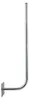 PremiumX 30cm Wandhalter 120cm Mast Ø 38mm Stahl Wand Produktbild-Vorschau 1