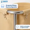 Saro AF 264, Baumwolle, Edelstahl, Beige, Edelstahl, Produktbild-Vorschau 6