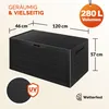 CASARIA® Coffre de Rangement Anthracite 280 L Poignées Voir les images du produit 4