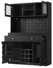 Hoge kast, zwart, met acrylfront, LED-lichtstrip, Productafbeelding-voorbeeld 13