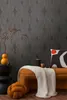 Profhome 399374-GU Retro Vliestapete Grafisch anthrazit Produktbild-Vorschau 3