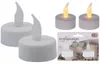 A product shot of LED tea lights, some lit and some unlit, with packaging visible. Náhled obrázku produktu