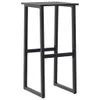 vidaXL 9-tlg. Gartenbar-Set Schwarz Pulverbeschichteter Produktbild-Vorschau 4