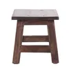 Fusshocker PALO | 27x26cm (HxB), rustikaler Holzhocker Produktbild-Vorschau 7