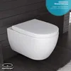 Alpenberger Moderne Toilette Spülrandlos | Komplett-Set mit Produktbild-Vorschau 3