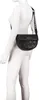 A black quilted handbag with a branded strap is displayed on a white mannequin. Anteprima dell’immagine prodotto
