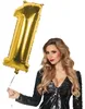 Boland Folienballon Zahl 86 cm, Gold, für Geburtstag und Produktbild-Vorschau 3