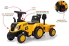 JAMARA Rutscher Caterpillar Traktor mit Anhänger gelb 2in1 Produktbild-Vorschau 2