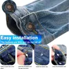 20 Stück Jeans Knöpfe Ohne Nähen, 17mm Metall Knöpfe für Produktbild-Vorschau 4