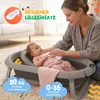 Skladateľná detská vanička moovkee 80 cm, tmavošedá, s Náhľad obrázku produktu 3