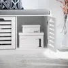 SoBuy Modulárna paraván Úložný nábytok Biely Škandinávsky Náhľad obrázku produktu 7
