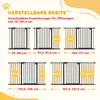 Türschutzgitter ohne Bohren, Treppenschutzgitter Metall, Produktbild-Vorschau 6