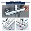 Homelody Dusche Duschsystem mit Thermostat Regendusche 2 Produktbild-Vorschau 3