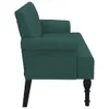 vidaXL Sitzbank mit Rückenlehne Dunkelgrün 120x62x75,5 cm Produktbild-Vorschau 5
