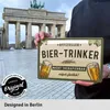 LANOLU Retro Blechschild BIER lustiges Sprüche Produktbild-Vorschau 4