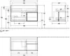 Villeroy & Boch Waschtischunterschrank FINION 996 x 591 x Produktbild-Vorschau 2