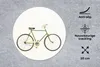 MuchoWow® Mauspad Mousepad Fahrrad - Grün - Weiß 20x20 cm - Produktbild-Vorschau 2